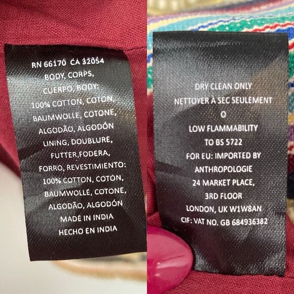 NWT Anthropologie Chloe Oliver Hayley Skater Mini Skirt Multicolor Striped sz 6 - Picture 10 of 10